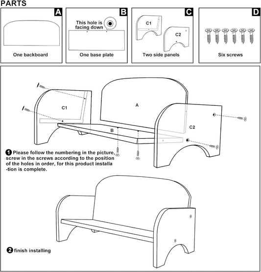 Couch-Style Wooden Desktop Bookshelf – Compact Tabletop Organizer for Books, Magazines & CDs | Natural Wood Finish for Home Office & Dorm Use