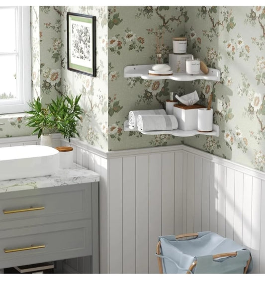 Cloud-Shaped Wooden Wall Shelf – Kids Room & Home Decoration.