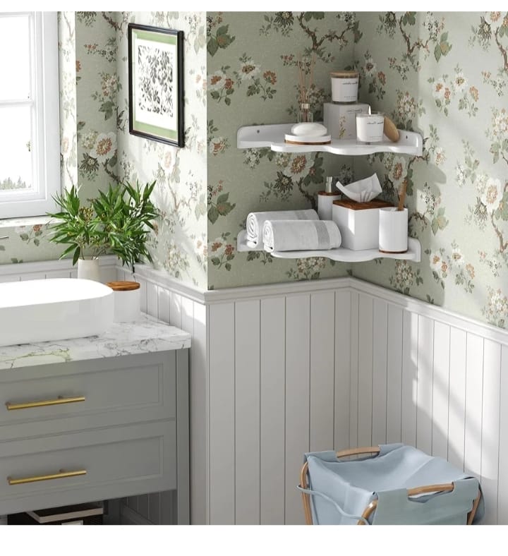 Cloud-Shaped Wooden Wall Shelf – Kids Room & Home Decoration.