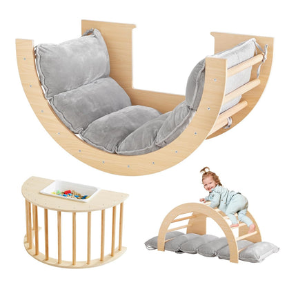 Arch Climber Wooden Play Set for Kids