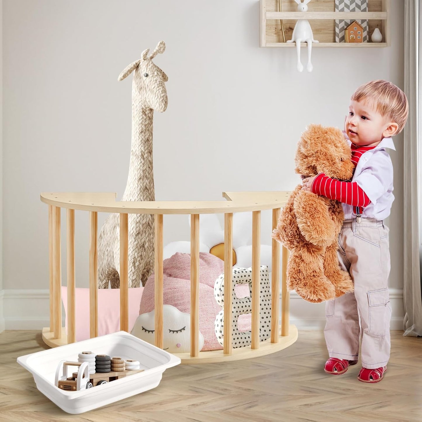 Arch Climber Wooden Play Set for Kids