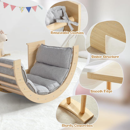Arch Climber Wooden Play Set for Kids