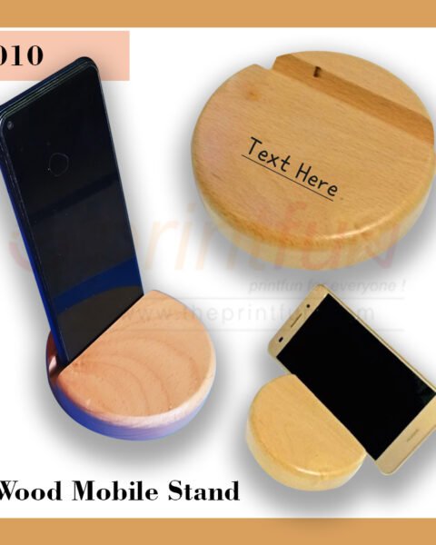 Wooden Mobile Phone Stand – Stylish & Compact Phone Holder